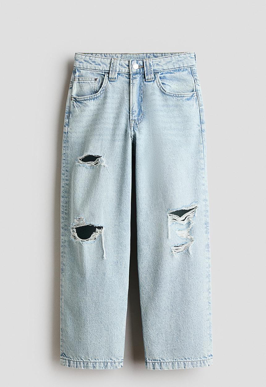 H&M - Baggy fit jeans - light denim blue