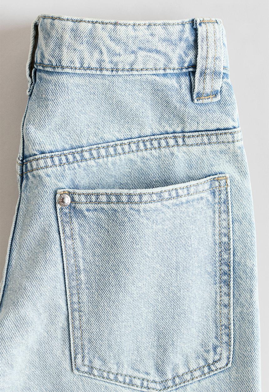 H&M - Baggy fit jeans - light denim blue