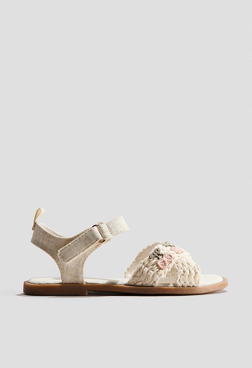 H&M - Sandals - cream/cherries