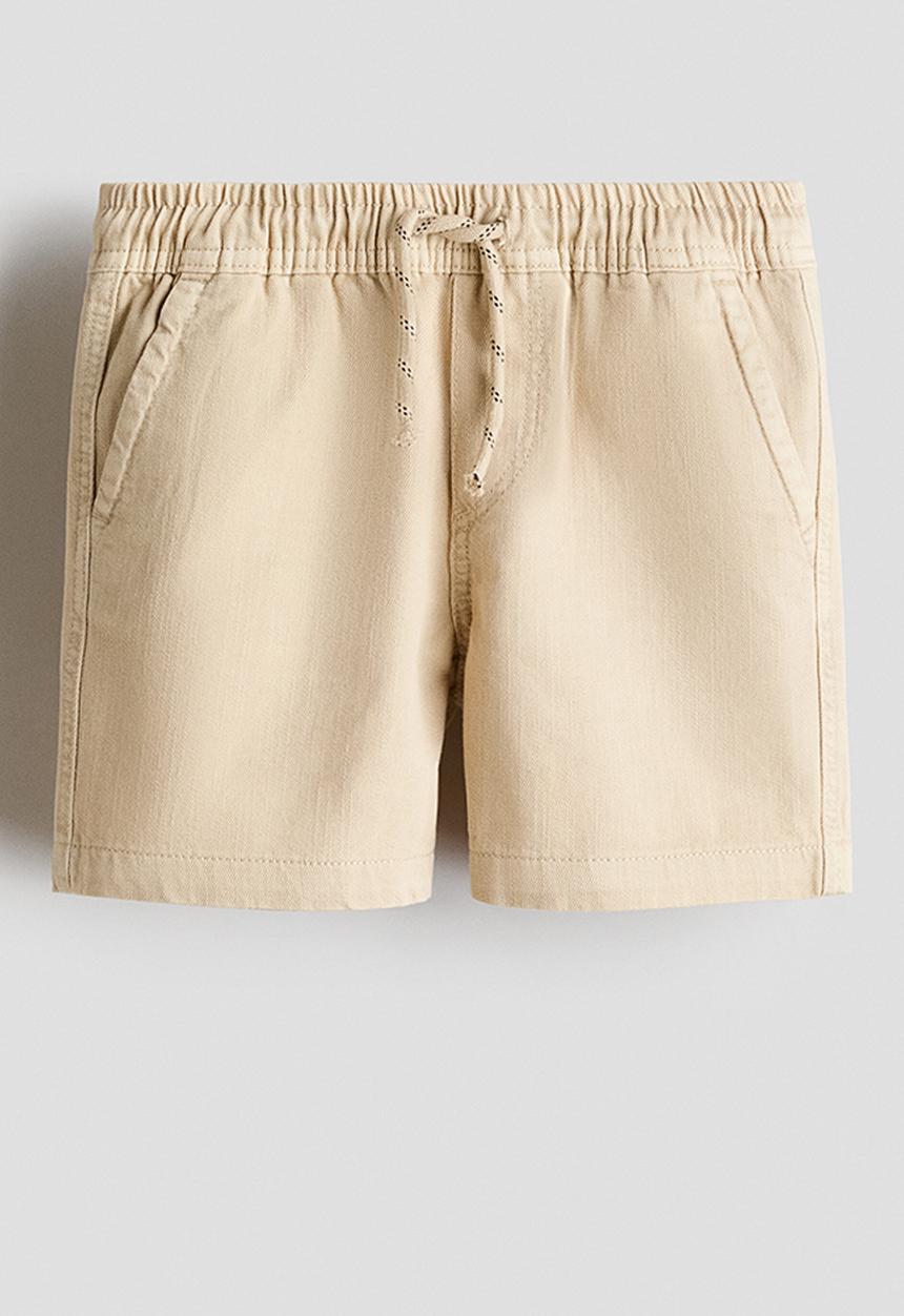 H&M - Cotton shorts - light beige