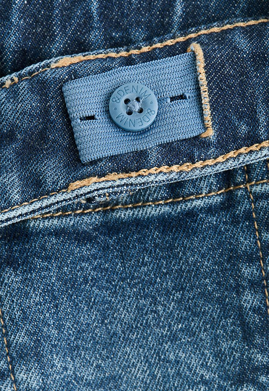 H&M - Relaxed fit denim shorts - denim blue