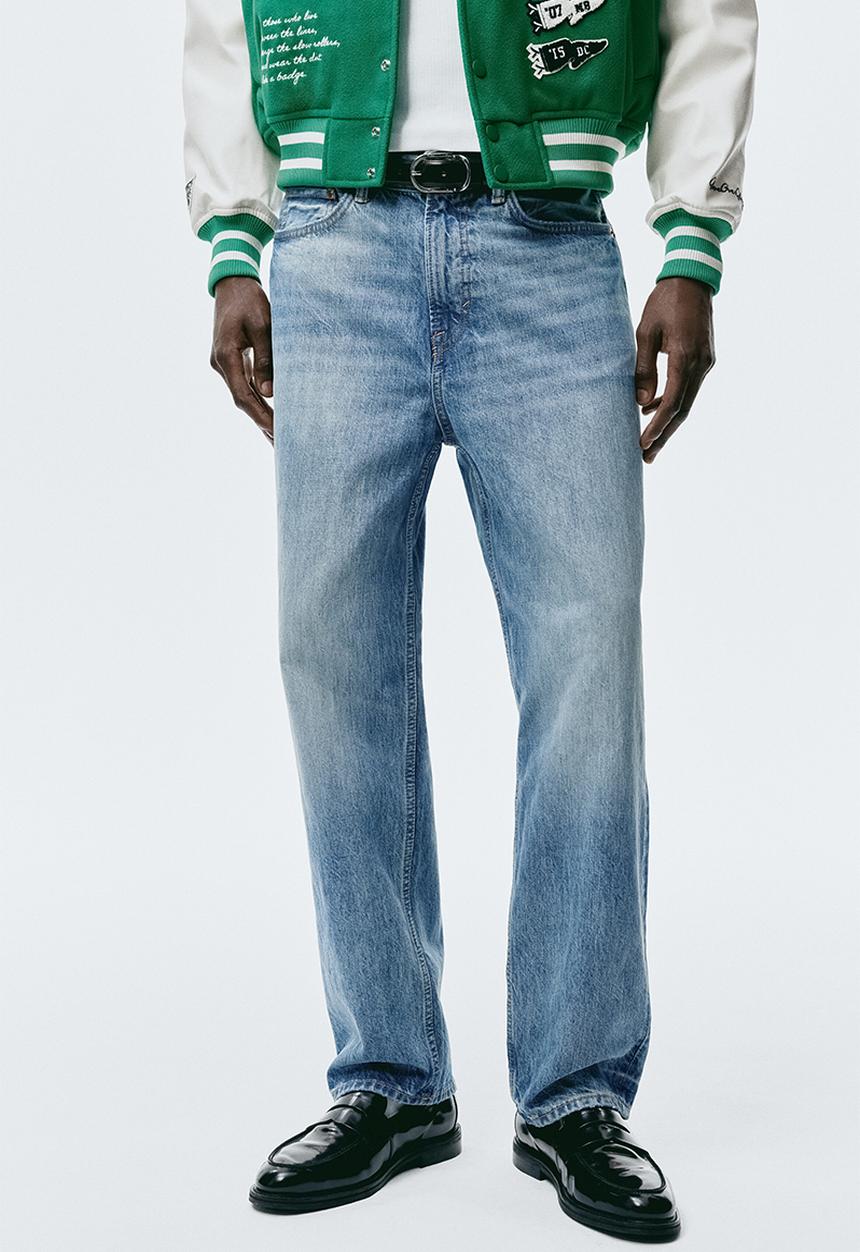 H&M - Loose jeans - blue
