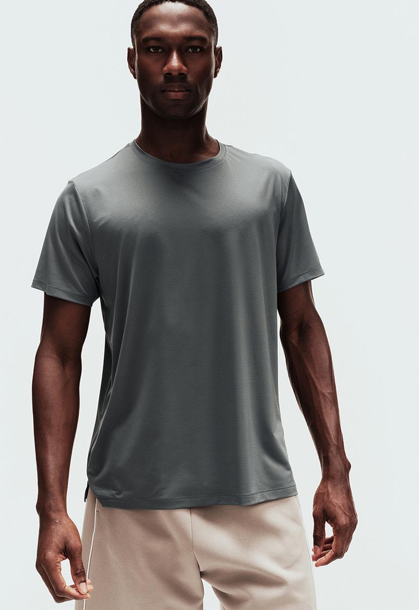 H&M - Mesh sports t-shirt with drymove? - teal