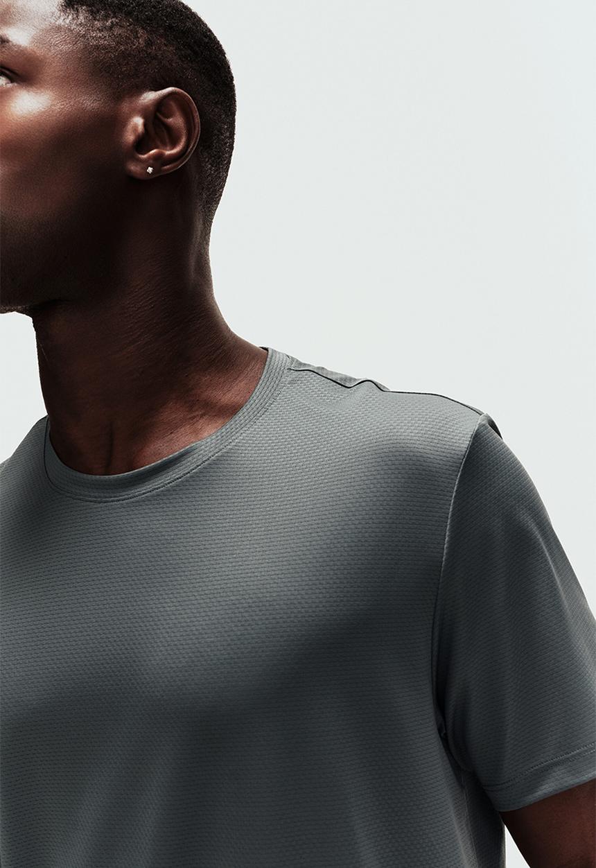 H&M - Mesh sports t-shirt with drymove? - teal