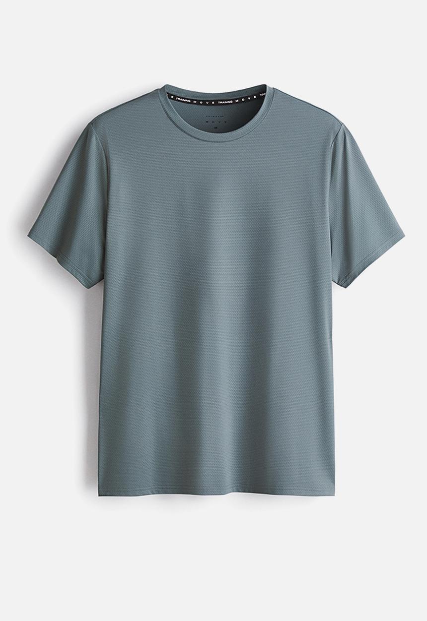 H&M - Mesh sports t-shirt with drymove? - teal