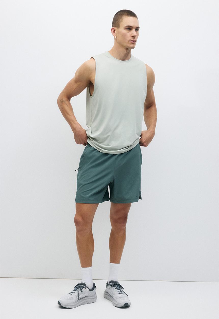 H&M - Regular fit sports vest top with drymove? - light dusty green