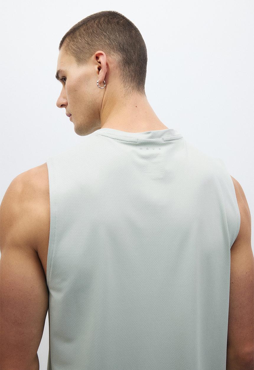 H&M - Regular fit sports vest top with drymove? - light dusty green