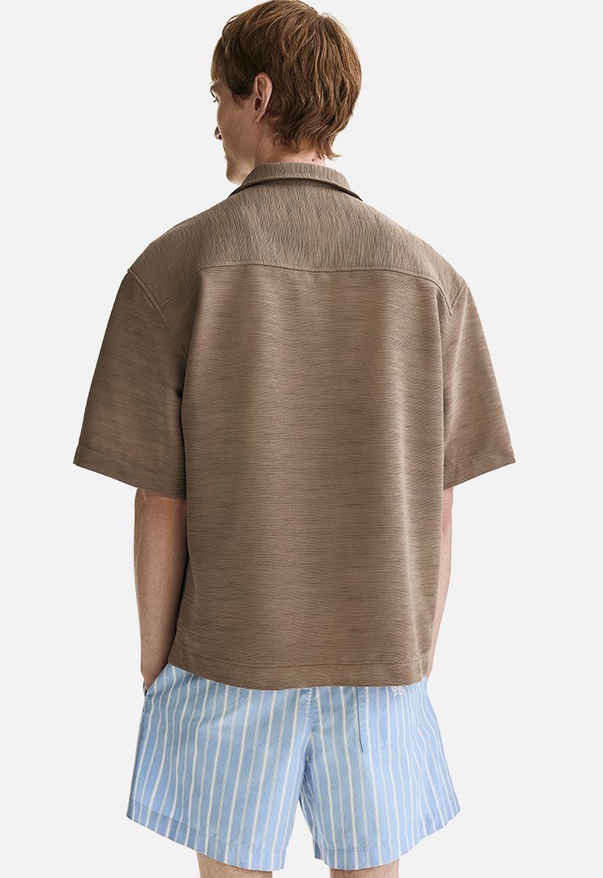 H&M - Loose fit resort shirt - beige