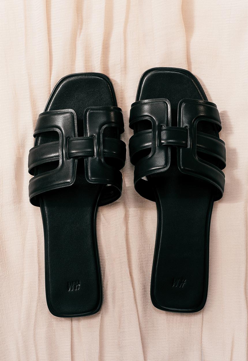 H&M - Sandals - black
