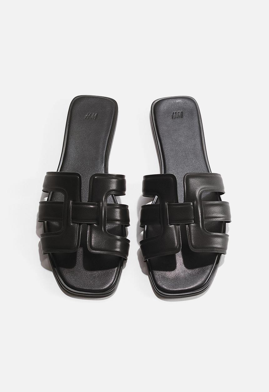 H&M - Sandals - black