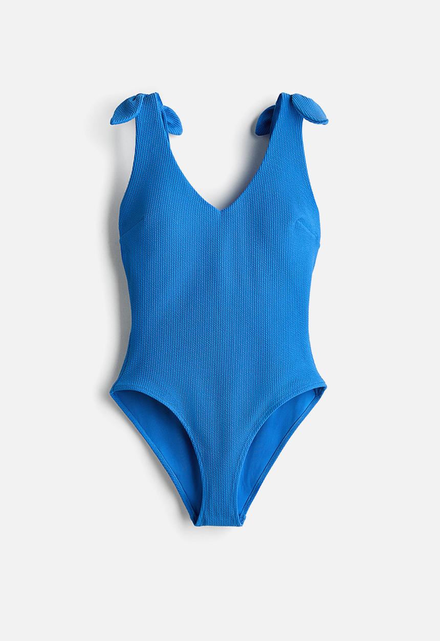 H&M - Padded-cup swimsuit - blue