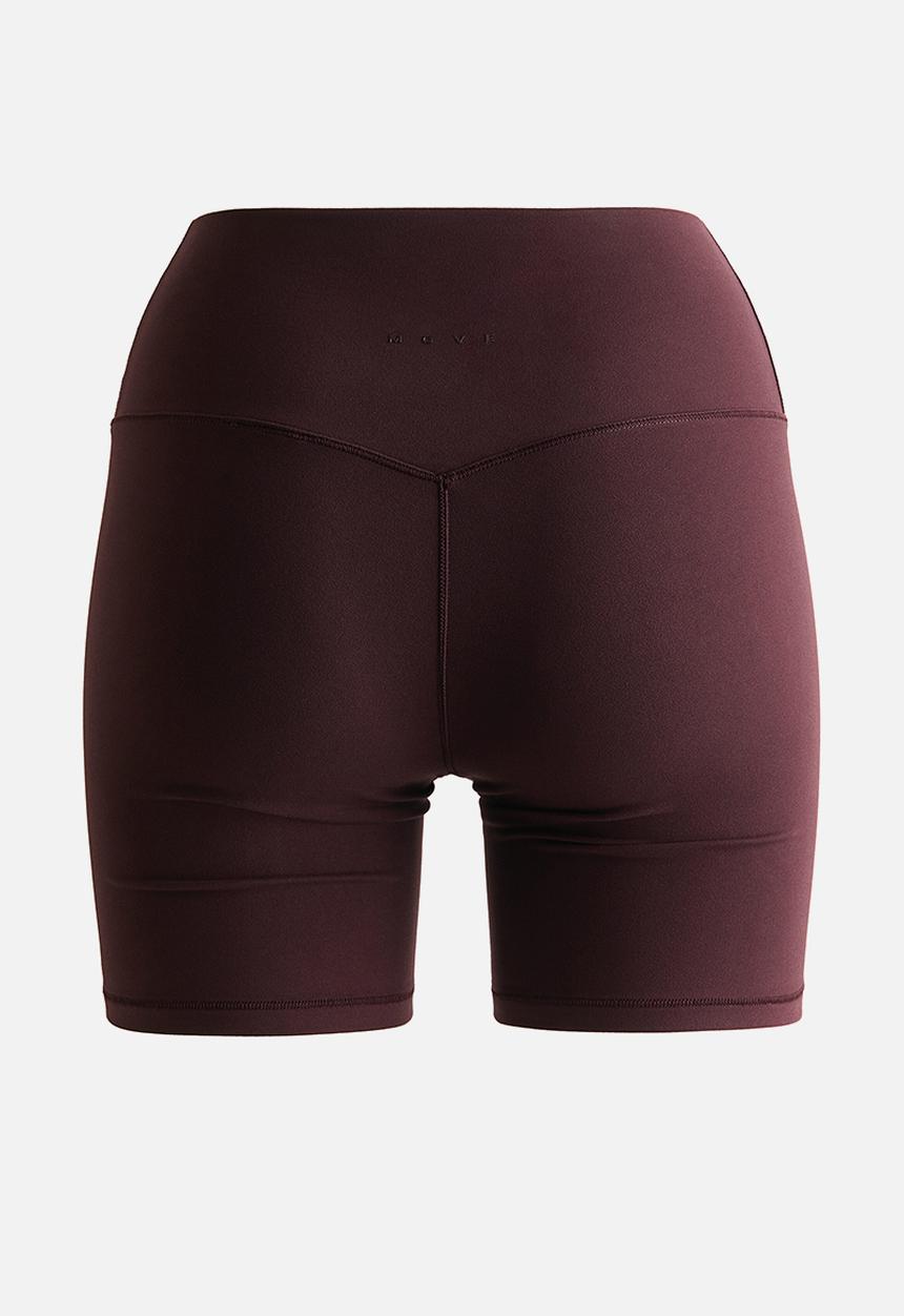 H&M - Sports cycling shorts with softmove? - chocolate plum