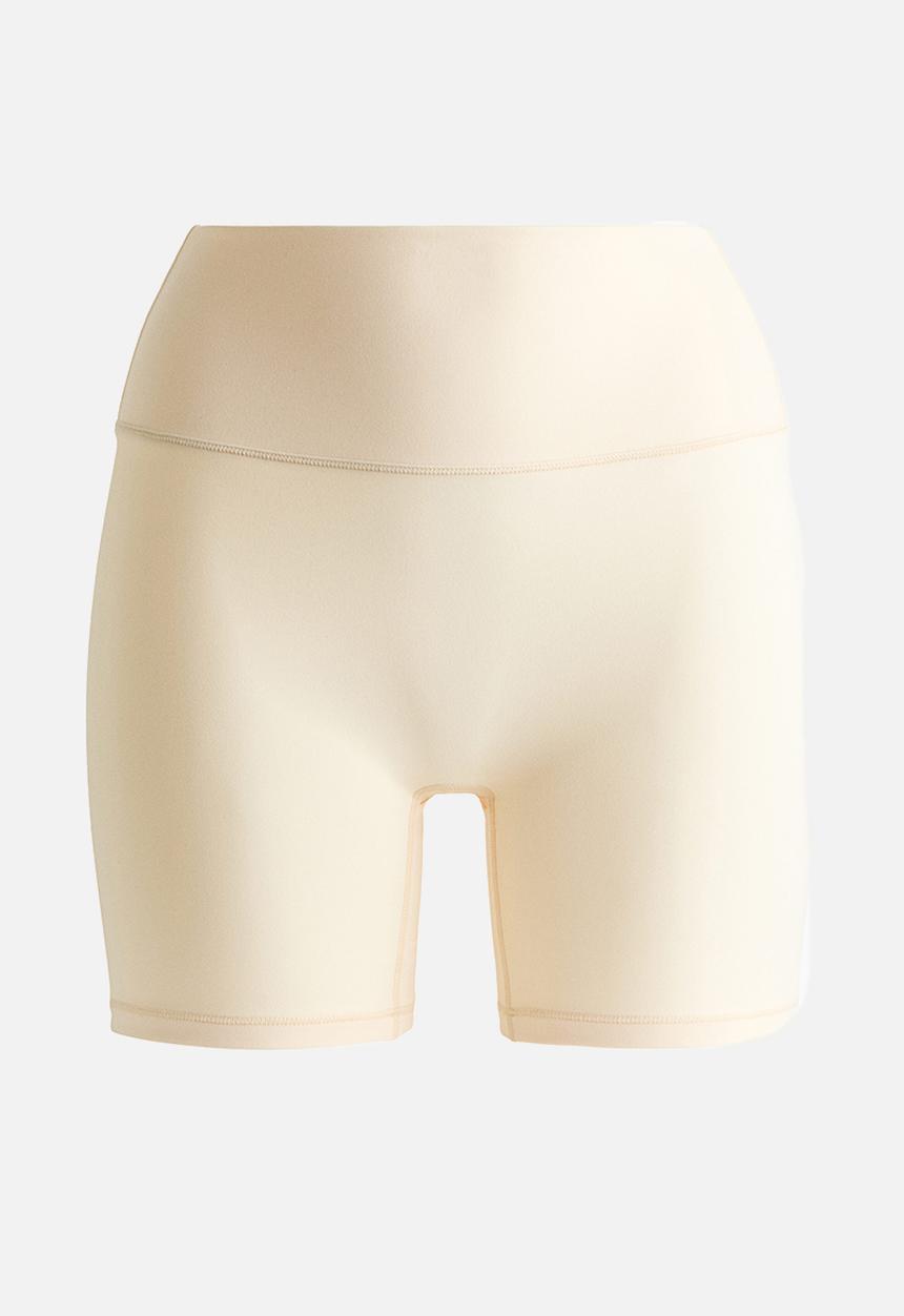 H&M - Sports cycling shorts with softmove? - butter yellow