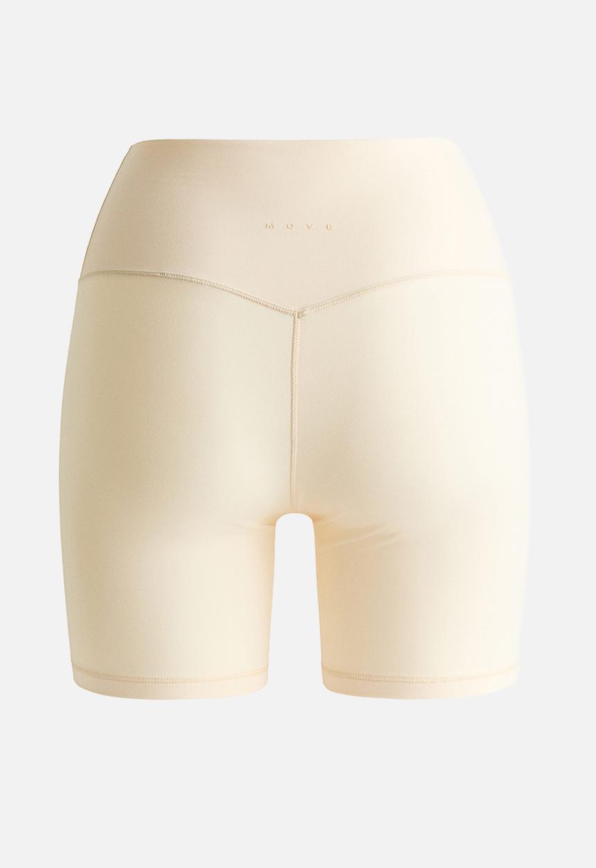 H&M - Sports cycling shorts with softmove? - butter yellow