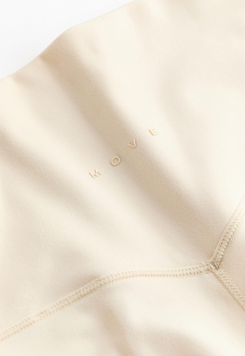 H&M - Sports cycling shorts with softmove? - butter yellow
