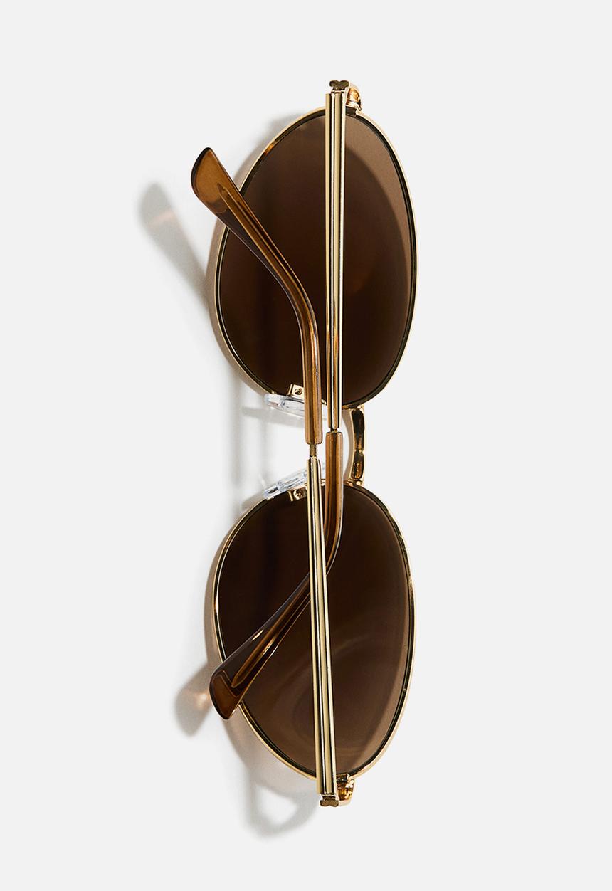H&M - Oval sunglasses - gold-coloured