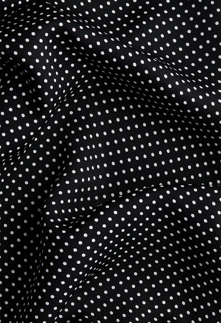 H&M - Viscose slip skirt - black/white spotted