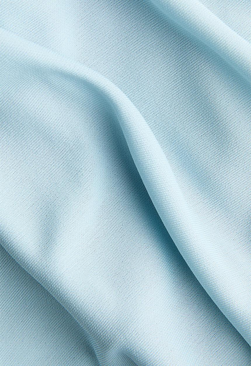 H&M - Draped jersey top - light blue