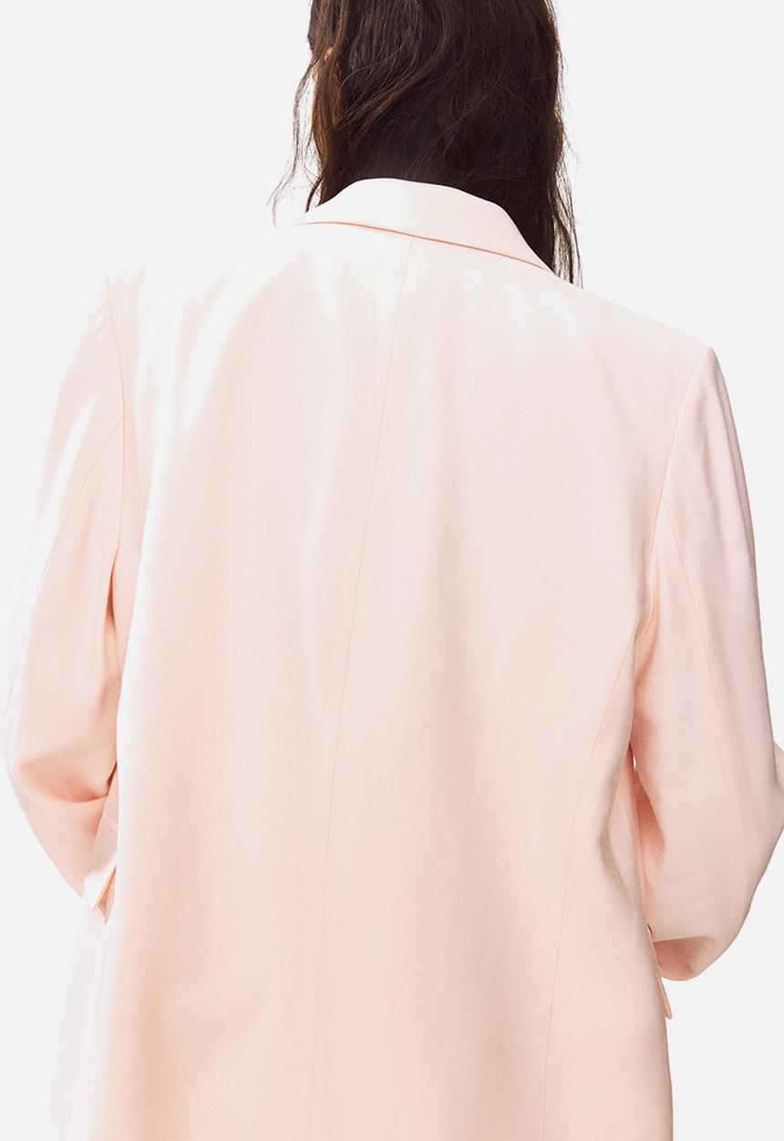 H&M - Double-breasted blazer - light pink