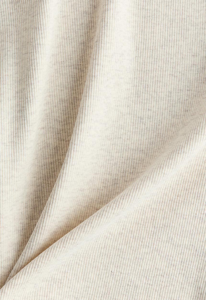 H&M - Ribbed vest top - light beige marl
