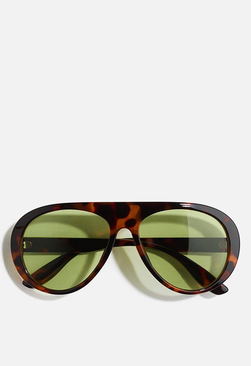 H&M - Aviator-style sunglasses - brown/tortoiseshell pattern