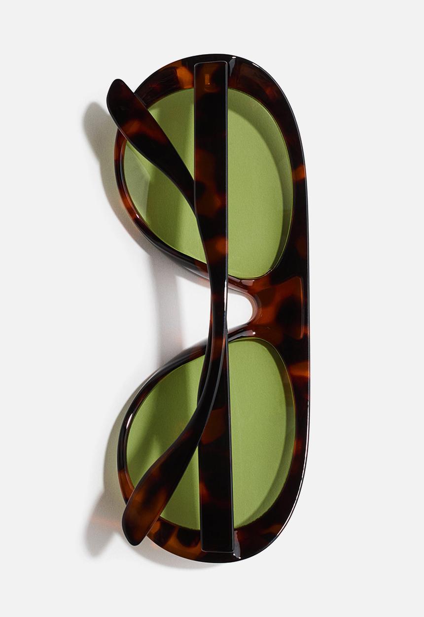 H&M - Aviator-style sunglasses - brown/tortoiseshell pattern
