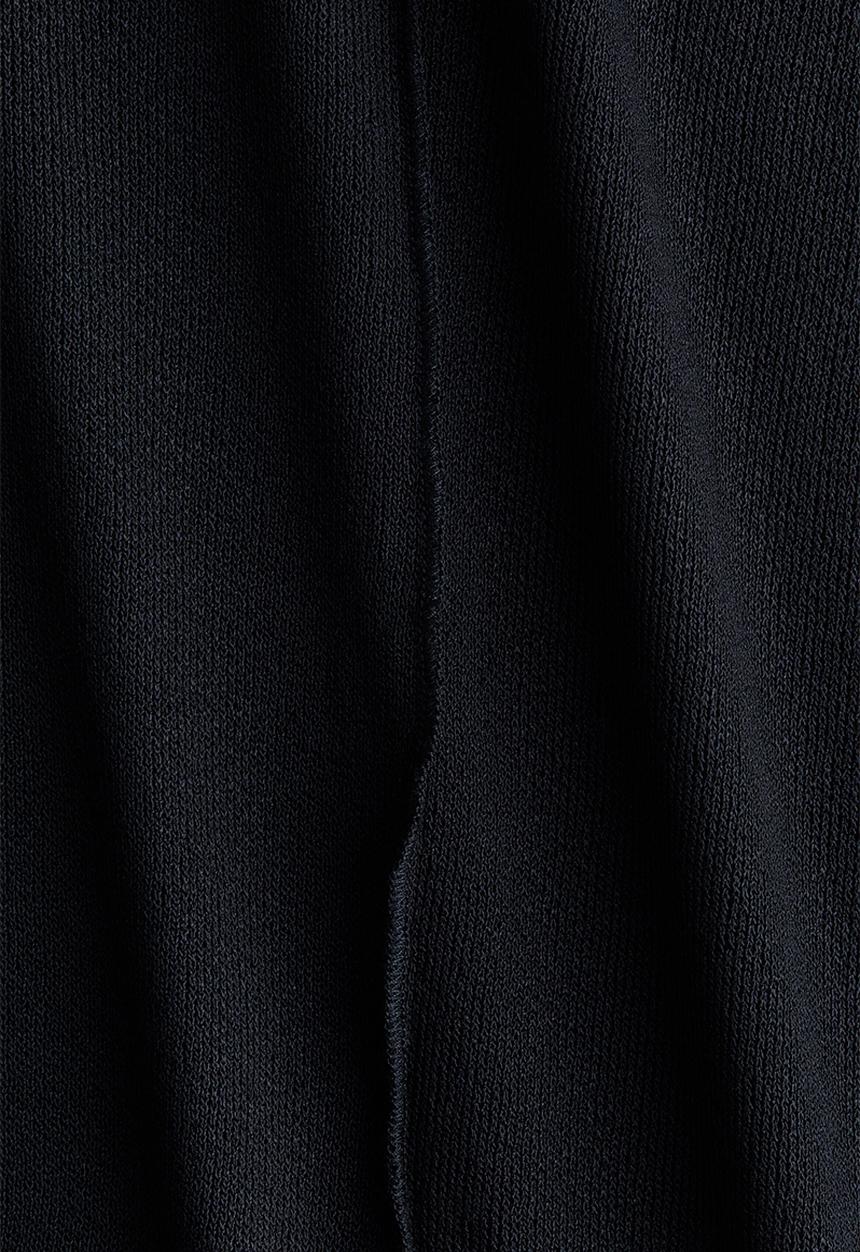H&M - Knitted boat-neck top - black