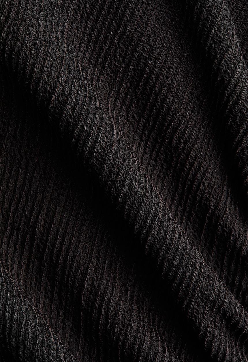 H&M - Trumpet-sleeved jersey dress - dark brown