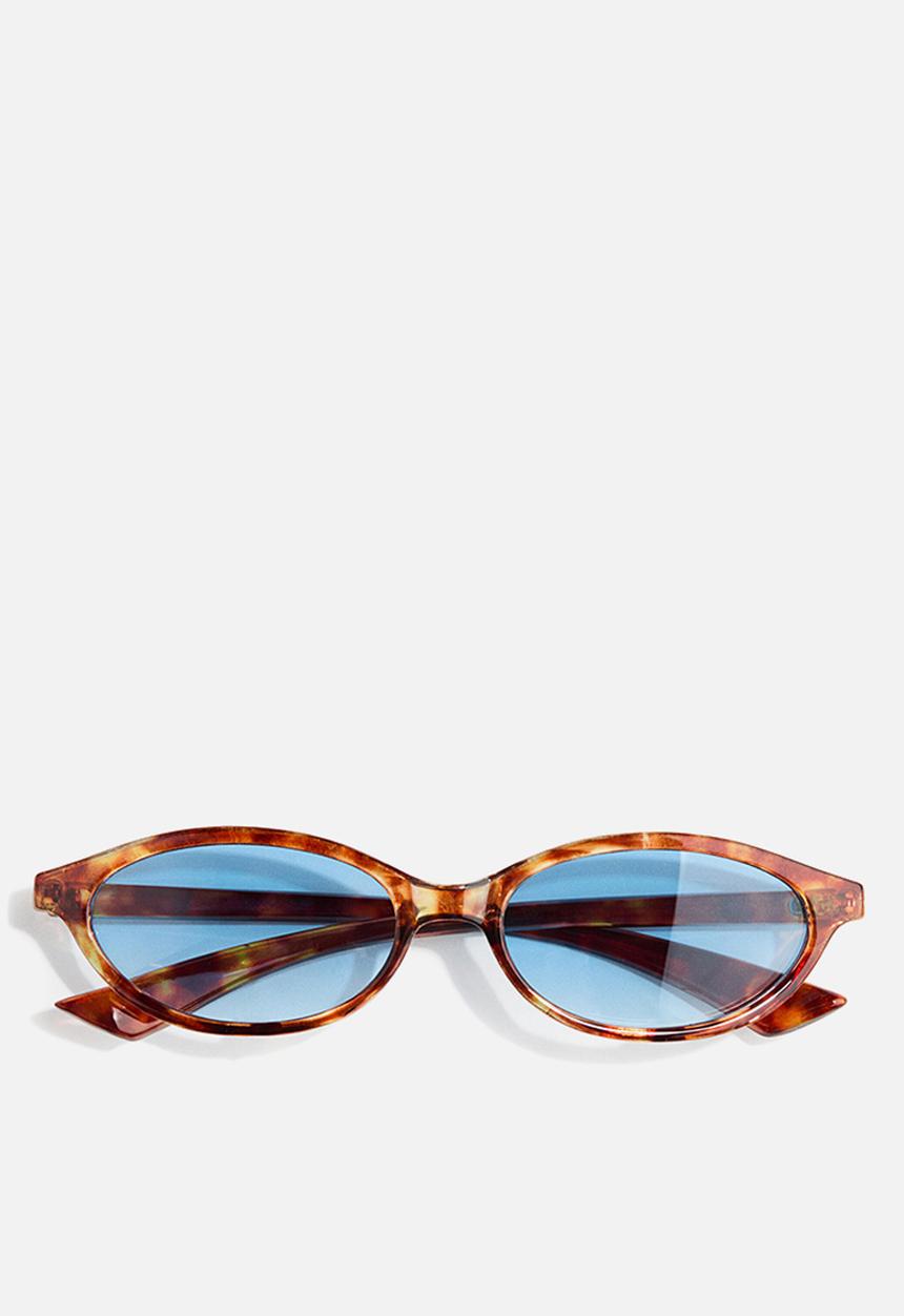 H&M - Oval sunglasses - brown/tortoiseshell pattern
