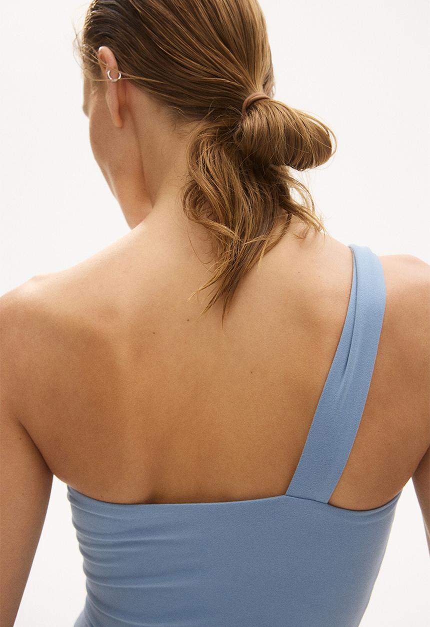 H&M - One-shoulder thong body - light blue