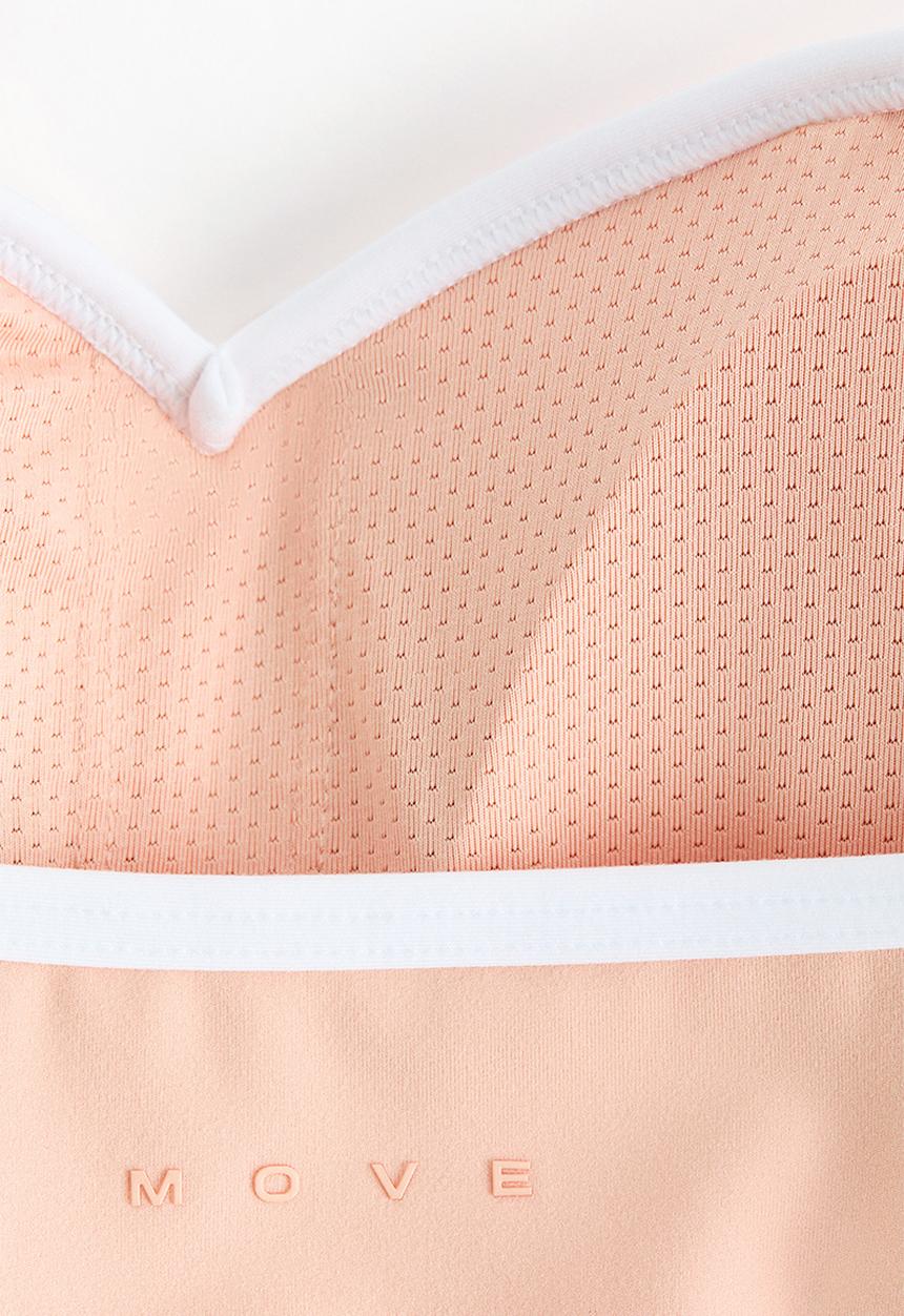H&M - Medium support sports bra with softmove? - apricot