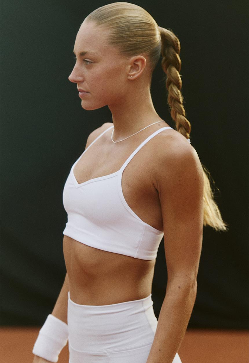 H&M - Medium support sports bra with softmove? - white