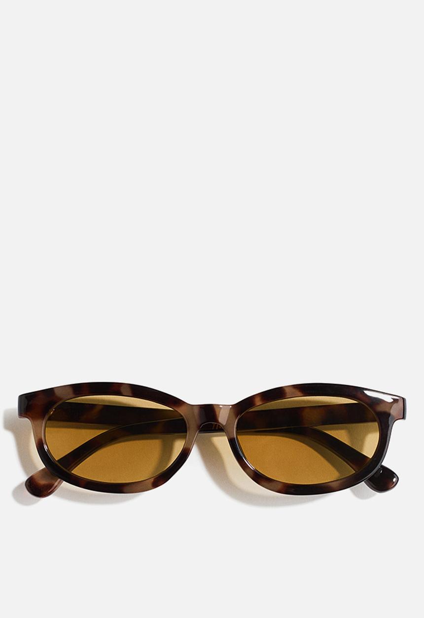 H&M - Oval sunglasses - brown/tortoiseshell pattern