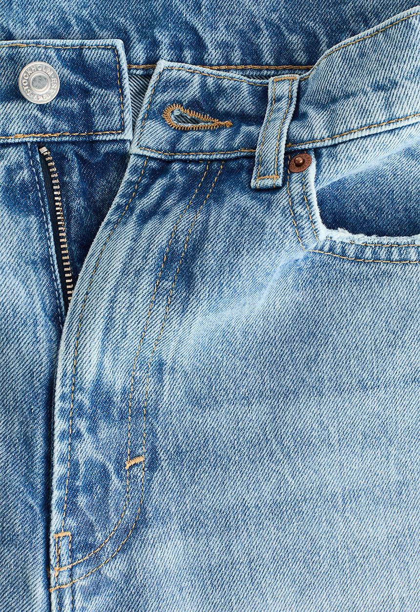 H&M - Barrel high waist ankle jeans - denim blue