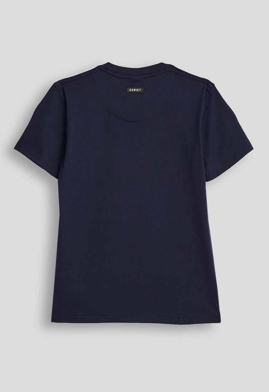SOVIET - Boys S/Slv Crew Neck Tee - Navy