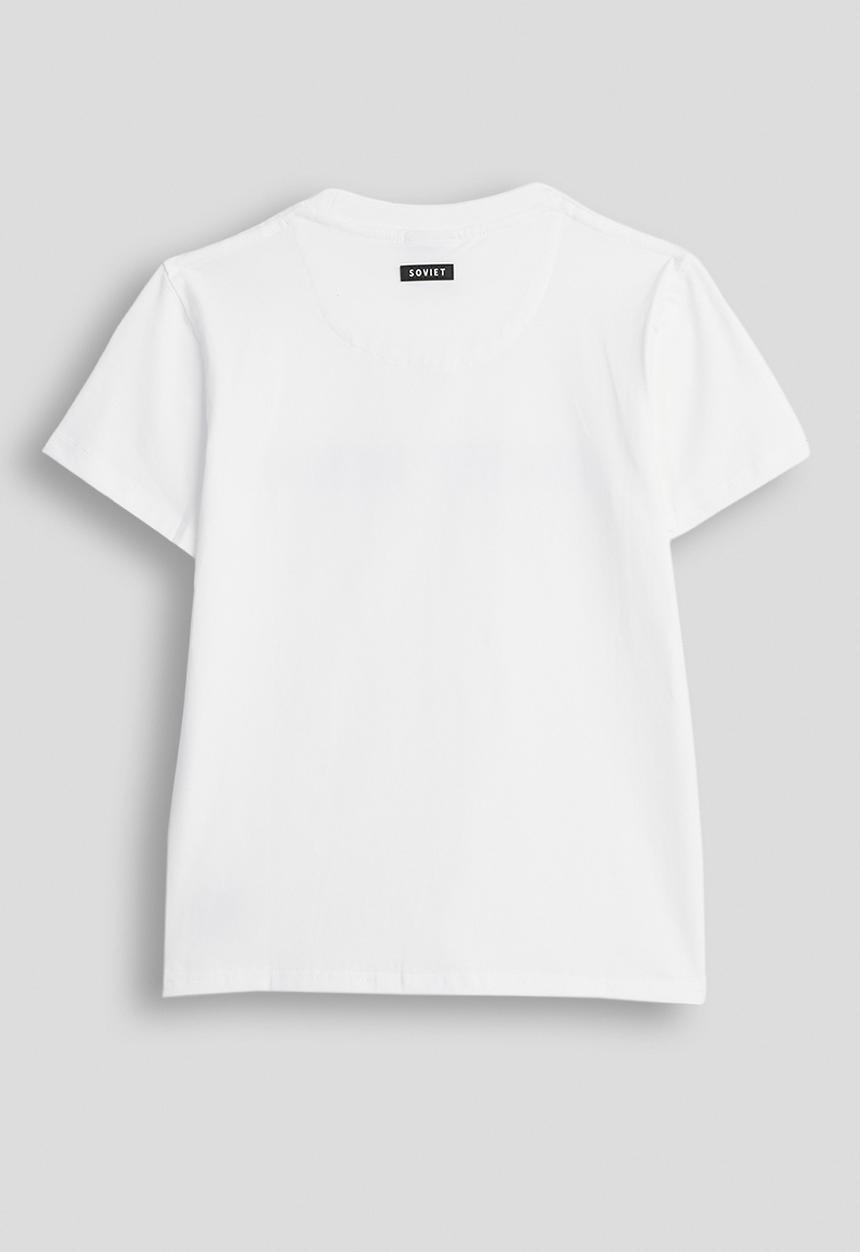 SOVIET - Boys S/Slv Crew Neck Tee - White