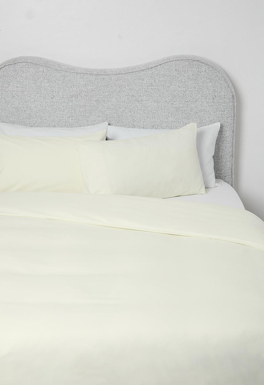 Sixth Floor - Recycled microfibre duvet set Milk