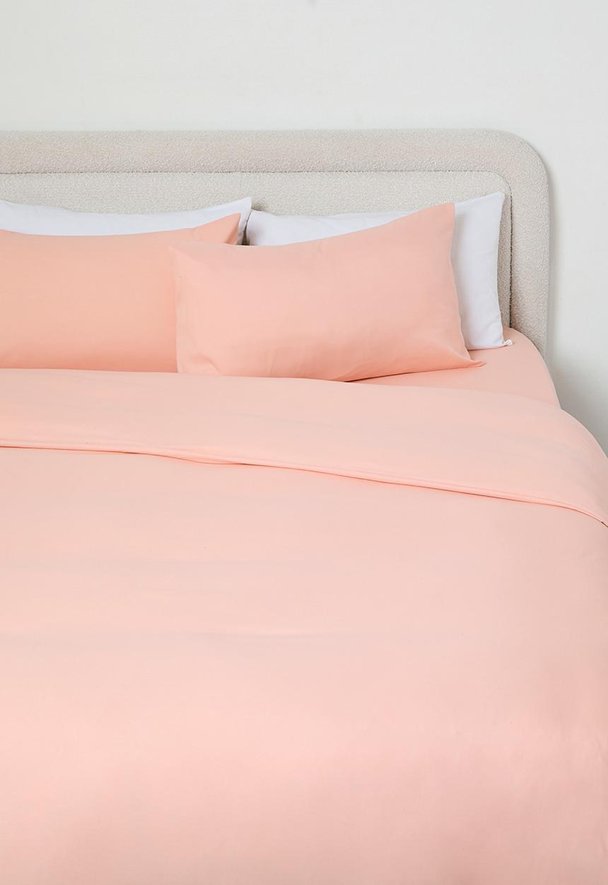 Sixth Floor - Recycled microfibre duvet set Soft Pink