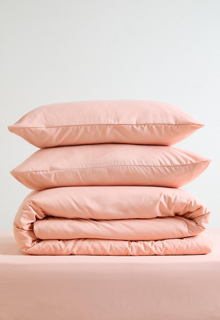 Sixth Floor - Recycled microfibre duvet set Soft Pink