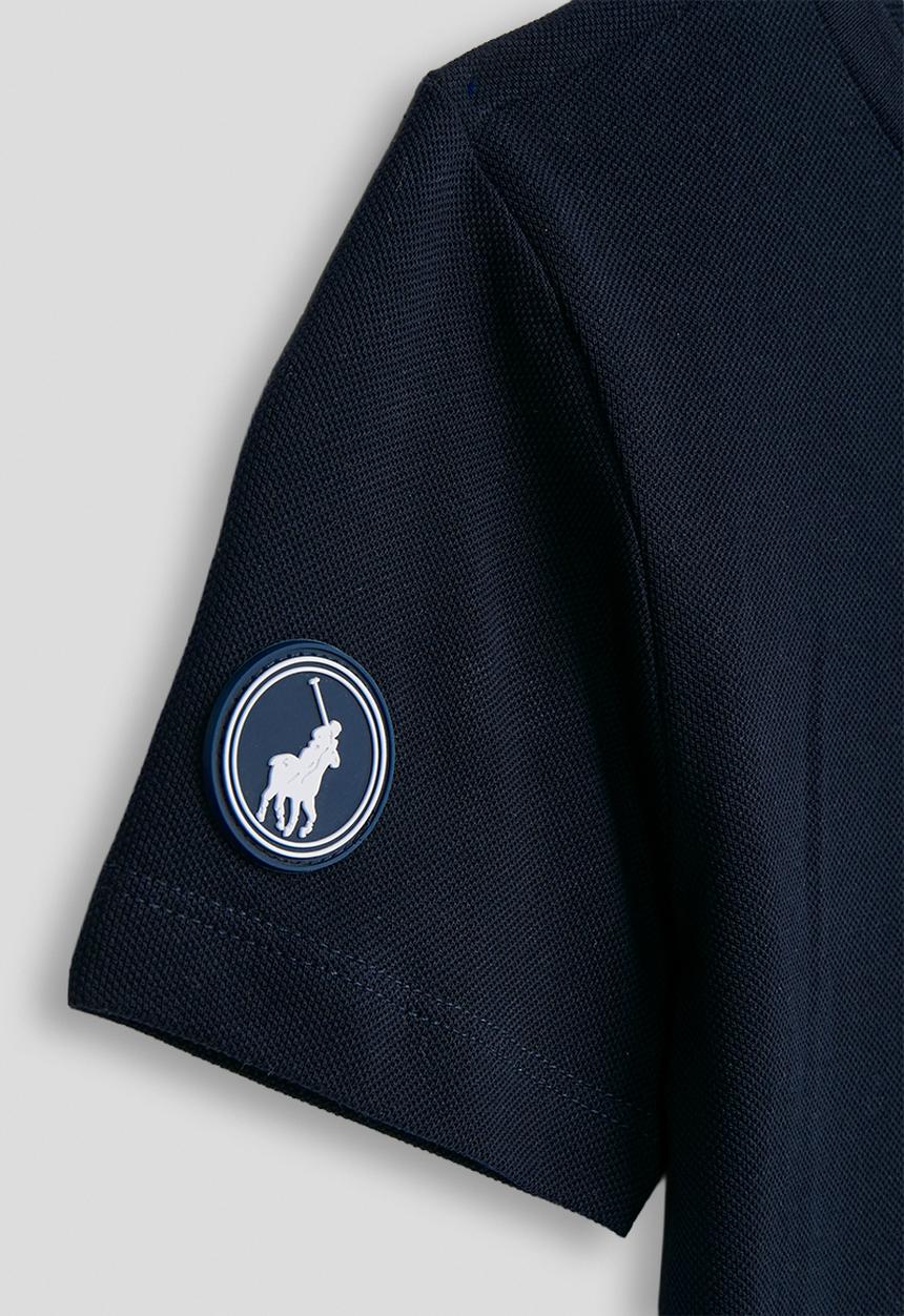 POLO - Boys Ivan Printed Ss Tee - Navy