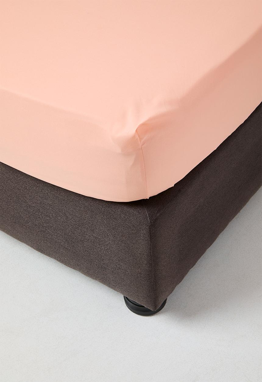 Sixth Floor - Recycled microfibre fitted sheet set Soft Pink
