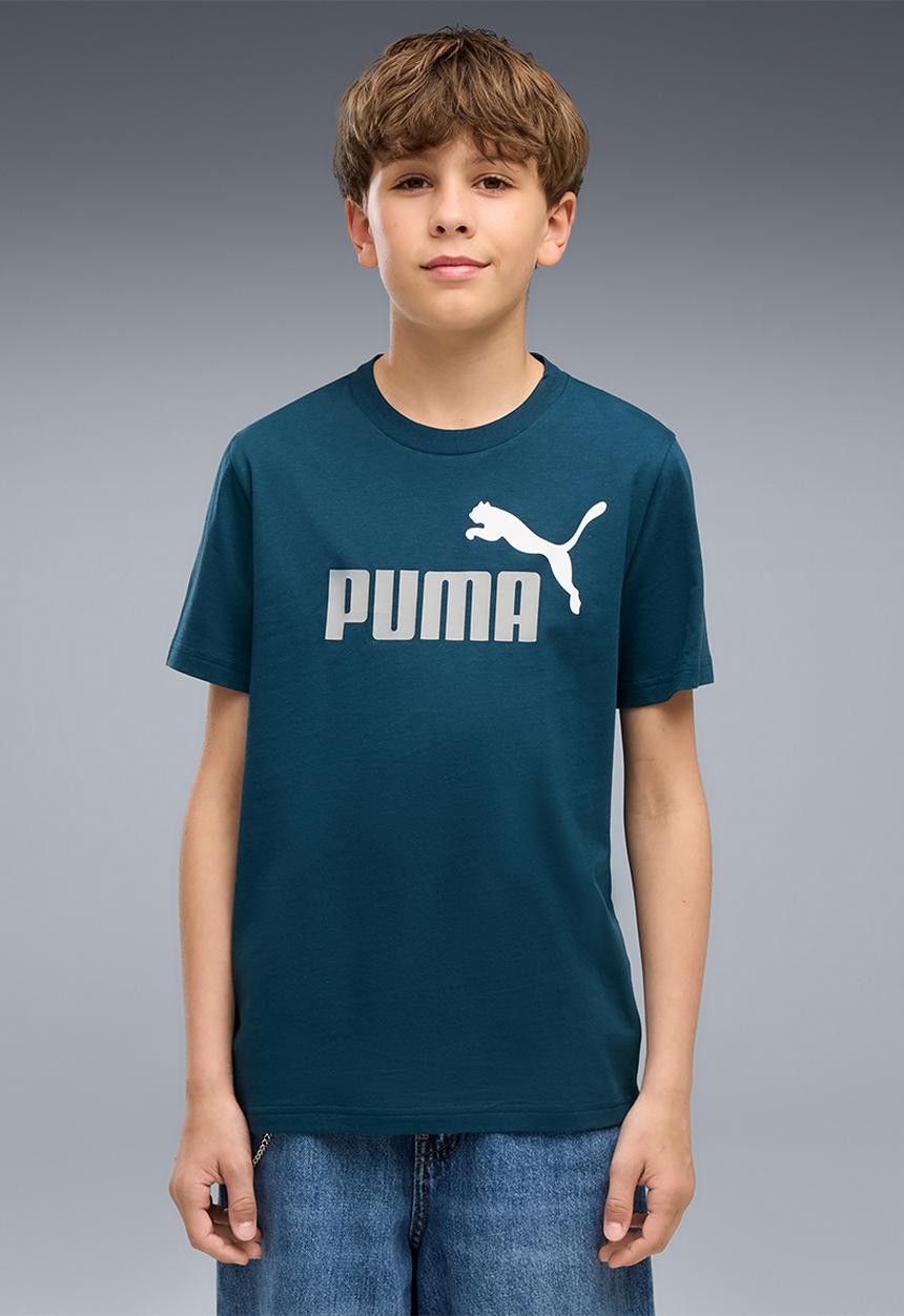 PUMA - Ess 2 Color No.1 Logo Tee B - Midnight Petrol