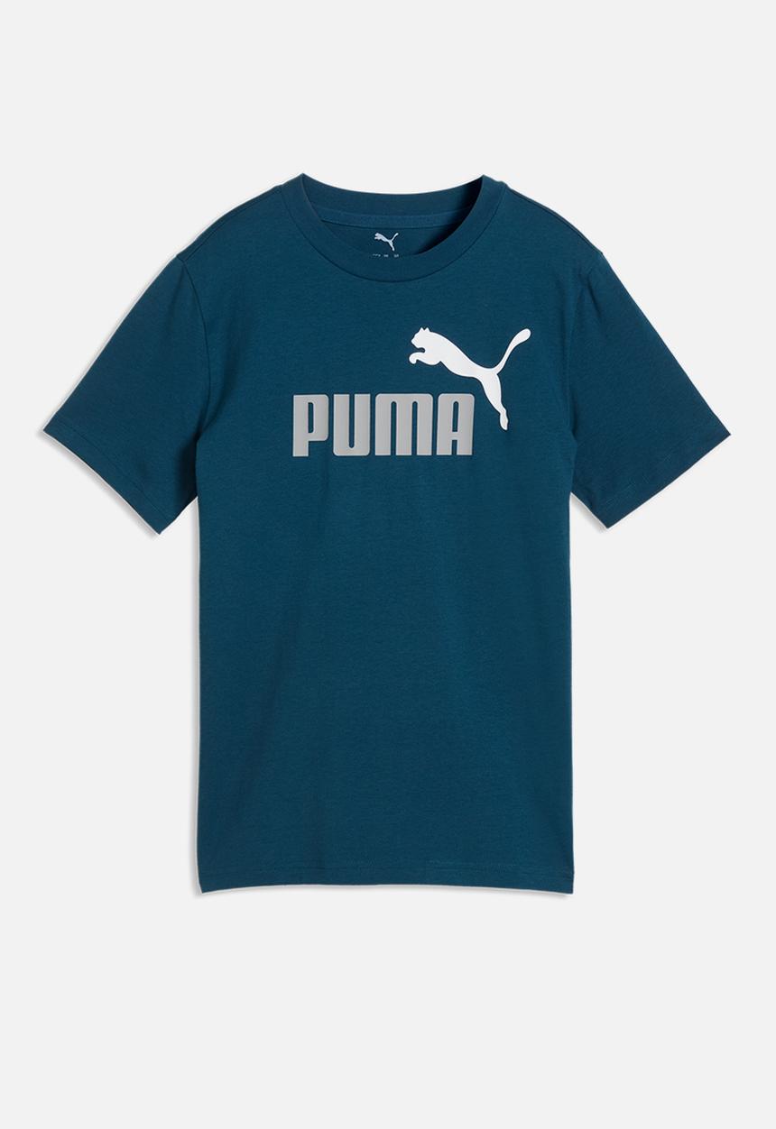 PUMA - Ess 2 Color No.1 Logo Tee B - Midnight Petrol
