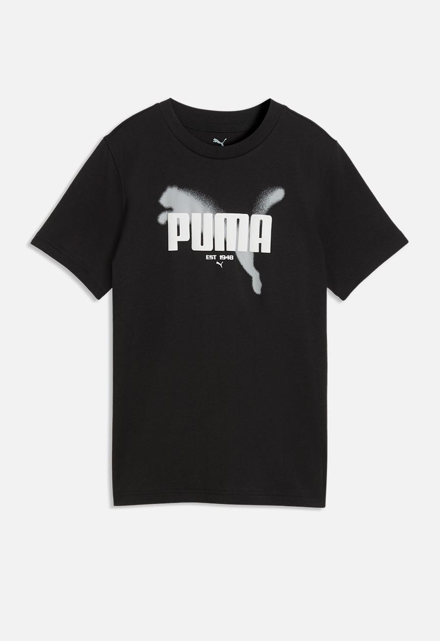 PUMA - Graphic Relaxed Brand Tee B - Puma Black