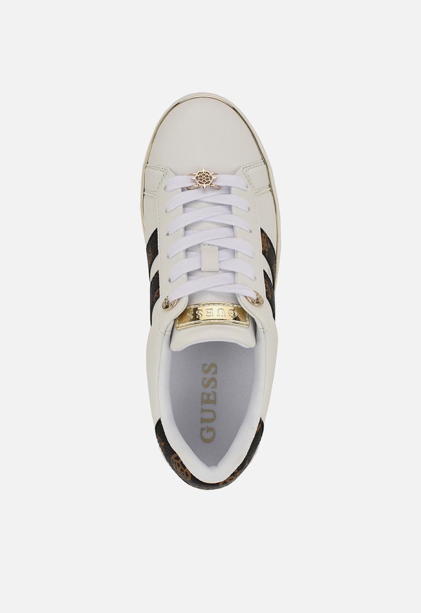 GUESS - Barlie sneaker - bone/dark natural