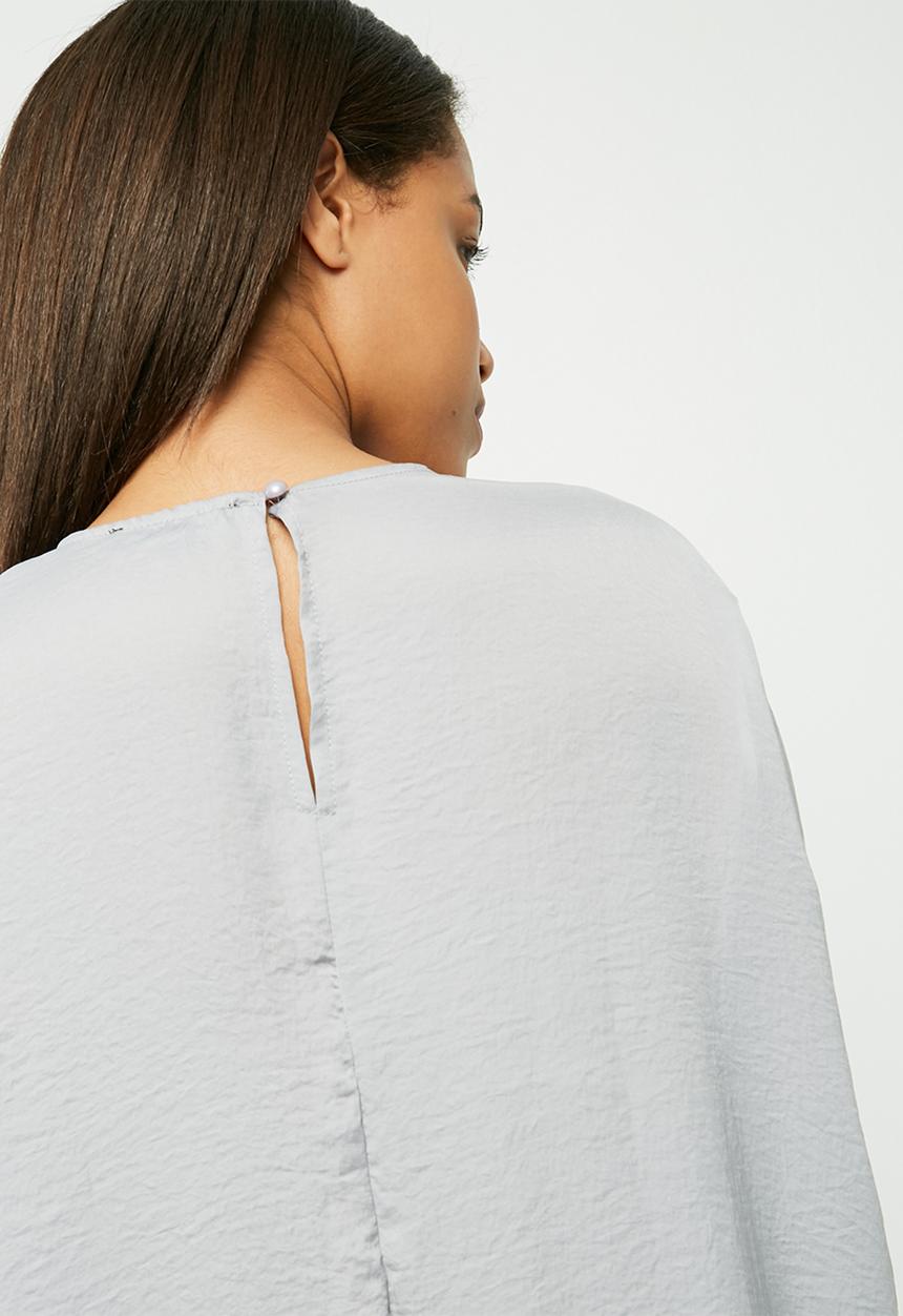 Missguided - Oversized satin dress