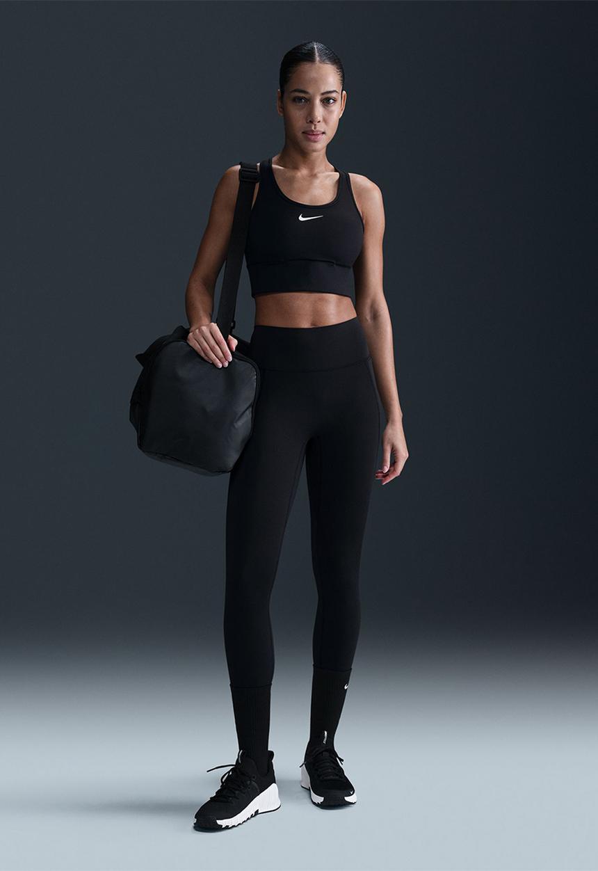 Nike - W Nk Universa High-Waisted 7/8 Leggings - Black/Anthracite/Dksmokegrey