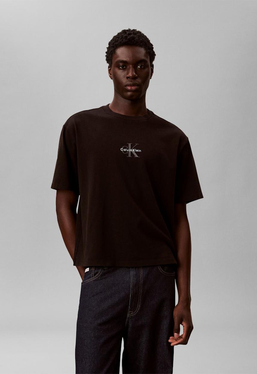 Calvin Klein - 90s Fit Monologo T-shirt - Black