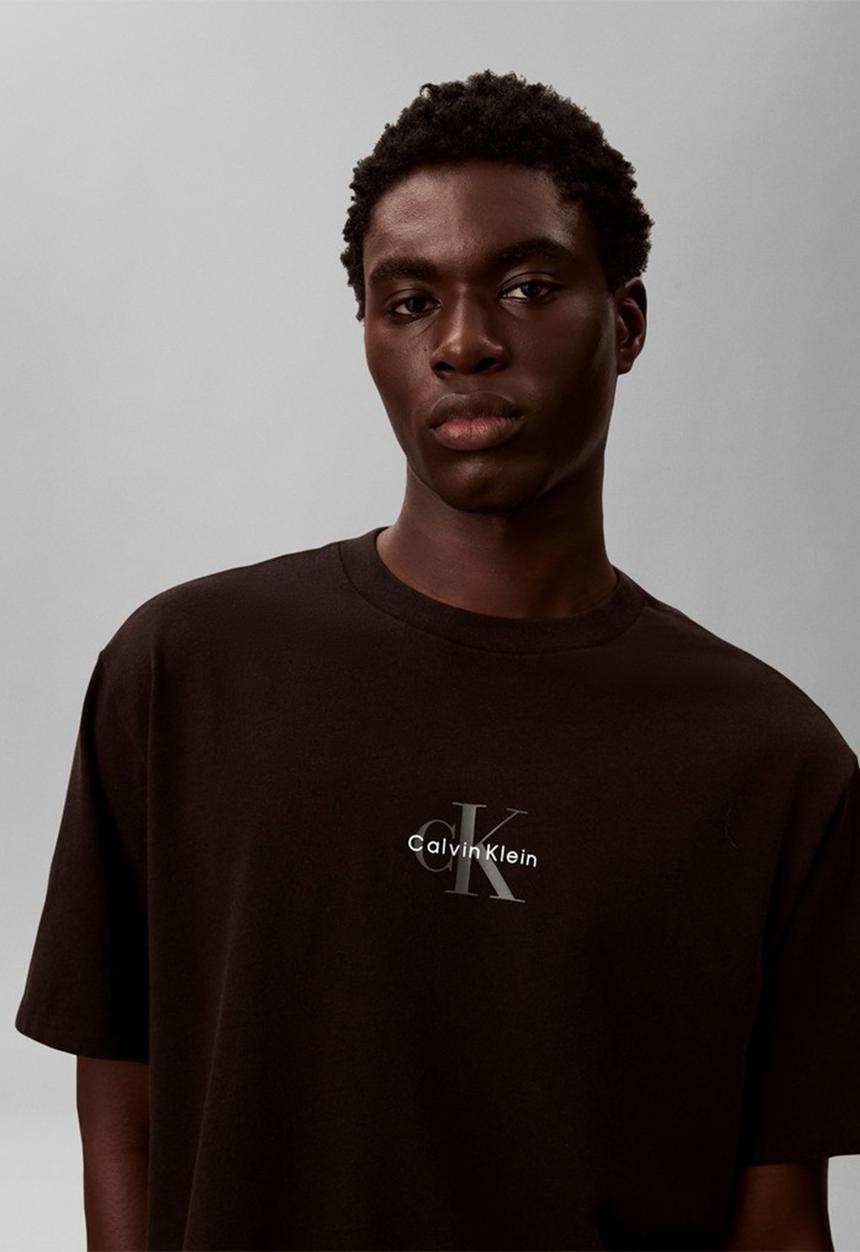 Calvin Klein - 90s Fit Monologo T-shirt - Black