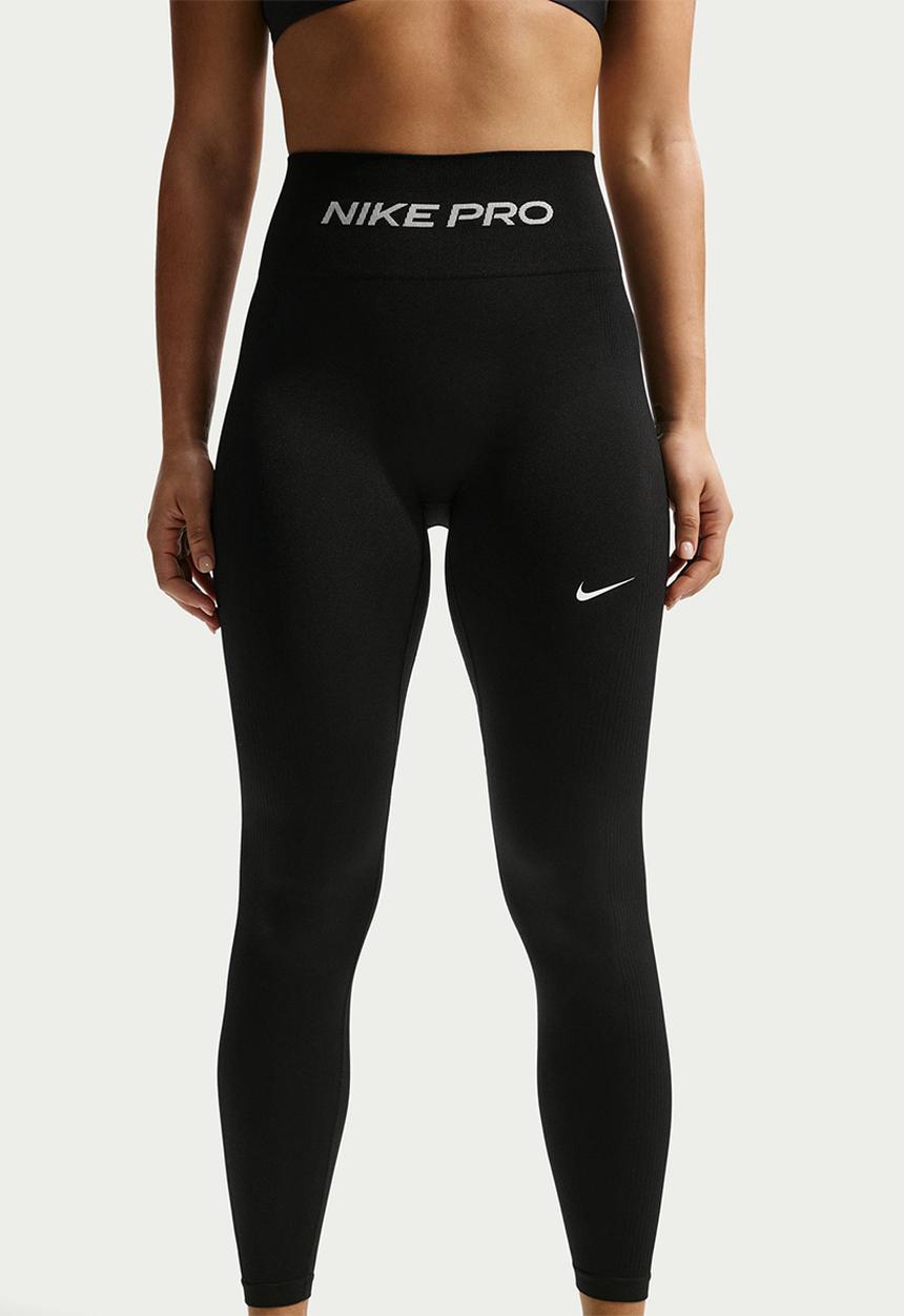 Nike - W Np Df Smls Hr 7/8 Tight Wt - Black/White